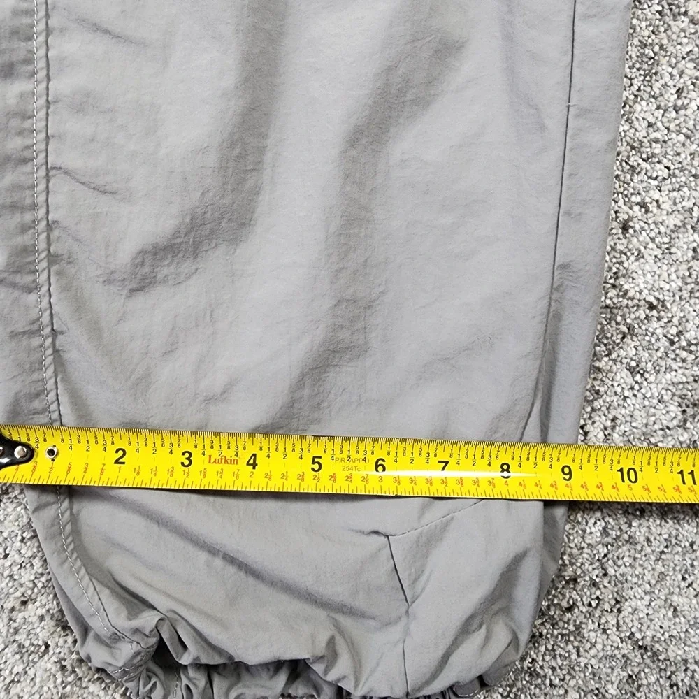 Mountain Hardwear Hiking Pants Womens 14 Gray Cargo Belted Outdoor Excellent